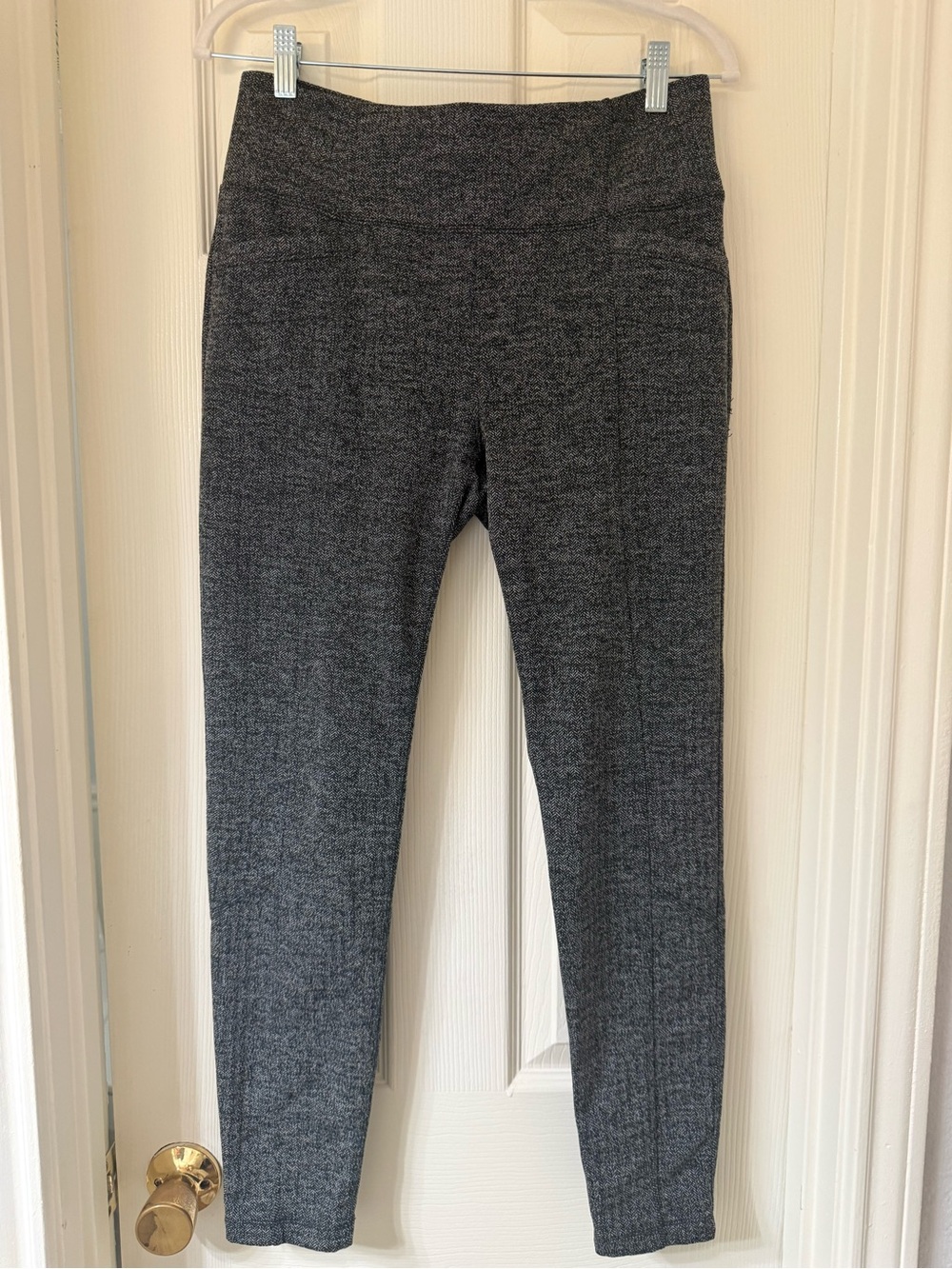 Athleta Dark Heather Gray High-Rise Leggings